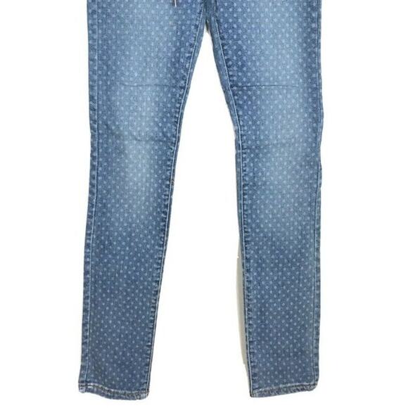 BLANK NYC The Spray On Blue Skinny Jeans Girl’s 14 - Picture 8 of 9